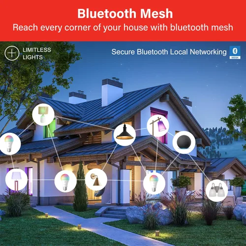 Miniatura 8 de Sengled Foco de luz, emparejamiento automático S1 con dispositivos Alexa, cambio de color, luz inteligente que funciona, iluminación inteligente