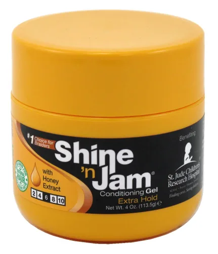 Miniatura 2 de Shine N Jam Gel Acondicionador Extra Hold Tarro de 16 onzas (16.0 fl oz) (paquete de 3)