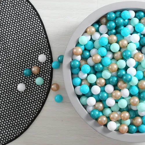 Miniatura 18 de GOGOSO Pelotas de Piscina de Pelotas para Niños Pequeños, Pelotas de Juego de Plástico para Bebés, Pelotas Suaves de Colores Pastel para Niños No