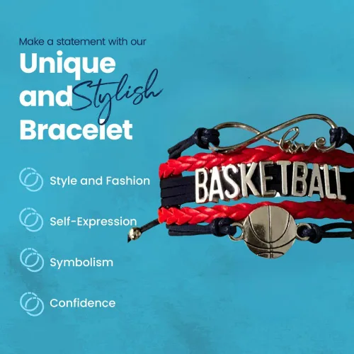Miniatura 45 de Infinity Collection - Pulsera de baloncesto de regalo para equipos y jugadores