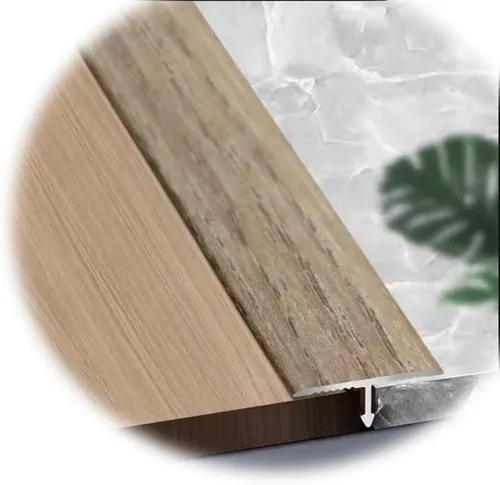 Miniatura 10 de HCZION Tira de umbral de aluminio, tira de transición de umbral de suelo laminado, cubierta de piso, borde de metal, rellena el hueco/placa se une
