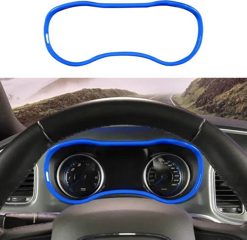 Miniatura 12 de Voodonala Consolas centrales de fibra de carbono ABS para cargador, tablero de instrumentos, accesorios interiores para Dodge Charger 2015-2024+, 1