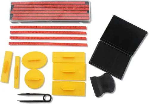 Miniatura 4 de Finex Kit de impresión de sellos de goma para bricolaje, fácil de usar, crea tu propio juego de sellos para negocios, manualidades, hobby, escuela