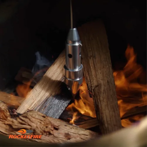 Miniatura 7 de ROCKETFIRE Antorcha Encendedora de Fuego Cabezal de Antorcha de Propano Perfecto, Pistola para Parrilla, Antorcha para Carbón Compatible
