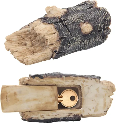 Miniatura 8 de Ocultador de llave de repuesto decorativo para casa de búho sintético, adorno para jardín o patio