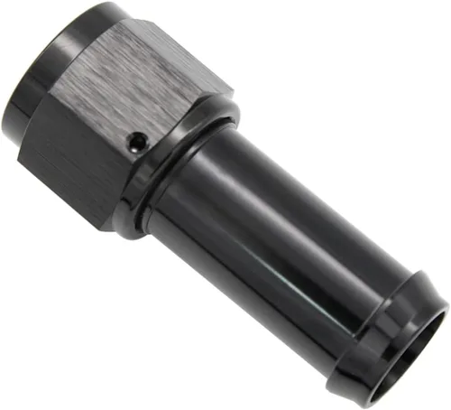 Miniatura 8 de Recta 6AN hembra giratoria a 1/4 "empuje en manguera adaptador de montaje de púas aluminio negro