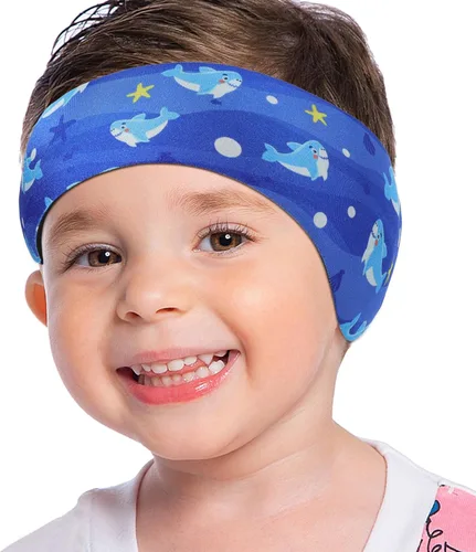 Miniatura 14 de MoKo Diadema de natación para niños y adultos, linda diadema Swinmmers para mantener el agua fuera, impermeable, banda de protección para los oídos