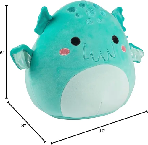 Miniatura 7 de Squishmallow Theotto The Cthulhu original de 10 pulgadas, peluche oficial de Jazwares, juguete de peluche suave y coleccionable de monstruo, edición