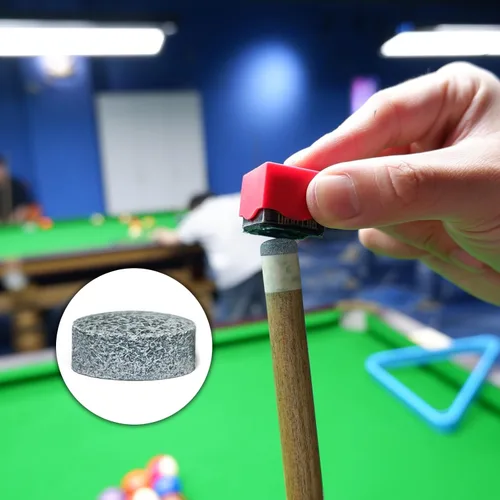 Miniatura 5 de HUIESON Juego de 25 puntas de repuesto para taco de billar de 0.51 pulgadas, kit de repuesto de puntas de taco de billar, puntas de palo de piscina