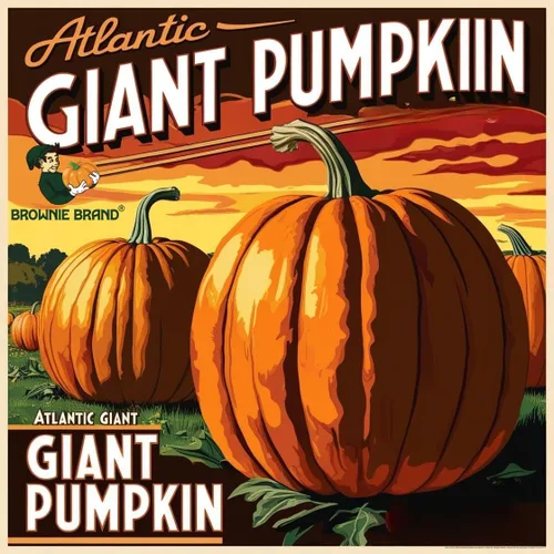 Miniatura 3 de Brownie Brand - Semillas de calabaza gigante del Atlántico - Semillas tradicionales sin OMG para cultivar calabazas masivas de hasta 1,000 libras
