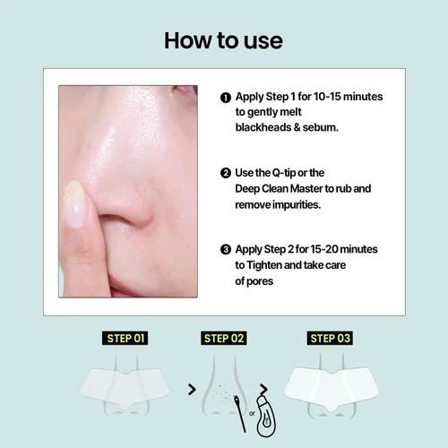 Miniatura 2 de ILSO Parche nasal natural suave y transparente + maestro de limpieza profunda, derrite puntos negros y aprieta los poros