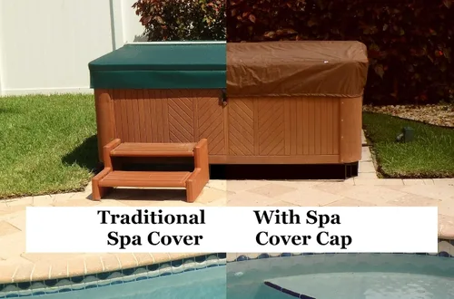 Miniatura 2 de BeyondNice Tapa resistente para bañera de hidromasaje y spa, 95 x 95 pulgadas, impermeable, poliéster 600D, hebillas ajustables de liberación rápida
