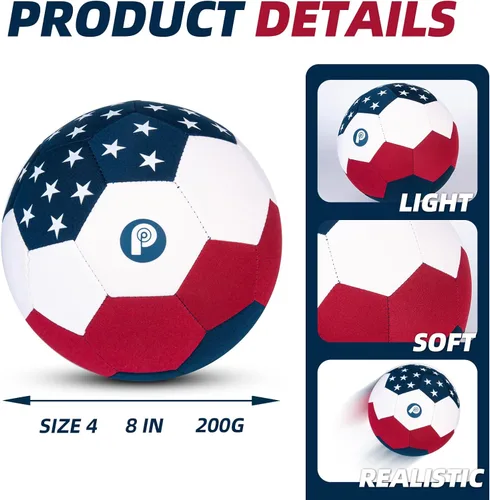 Miniatura 2 de Picador The House Ball, Soft and Safe Indoor Soccer Balls Size 4 for Inside Home Yard, Fun Kids Soccer Gifts for Girls Boys Indoor Play
