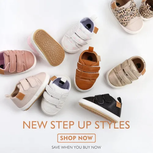 Miniatura 2 de BABSMULY Baby Boys Girls Shoes Non-Slip Rubber Sole High-Top PU Leather Sneakers Infant First Walking Shoes Toddler Crib Shoes Newborn Loafers Flats