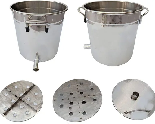 Miniatura 4 de Aimee-JL Extractor de prensa de miel de abeja grande, prensador de cera de abeja, manual para el hogar, máquina de apicultura, uva, jugo de frutas