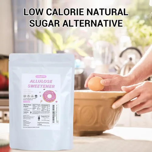Miniatura 3 de Luckycare Edulcorante de alulosa, sustituto natural de azúcar cero calorías, apto para dieta cetogénica, sin eritritol, sin OMG, sin gluten