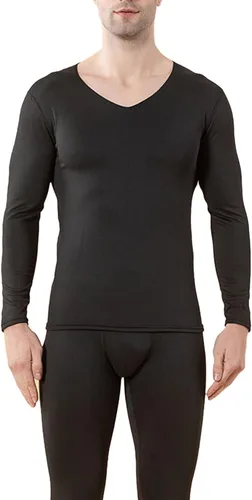 Miniatura 2 de Long Johns - Ropa interior térmica para hombre, con forro polar, capa base para clima frío, conjunto de ropa interior térmica para hombre, forro