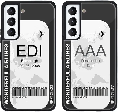 Miniatura 279 de Funda de teléfono personalizada para Samsung Galaxy S22+ / S22 Plus 5G, funda de TPU suave de vidrio templado antiarañazos personalizada con foto