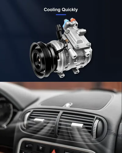 Miniatura 5 de ECCPP Compresor de aire acondicionado para 2005-2007 para Hyundai Tucson 2005-2010 para Kia Spectra Spectra5 2.0L A/C Compresor