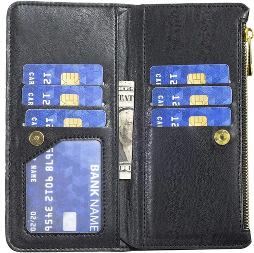 Miniatura 5 de Asuwish Funda de teléfono para Samsung Galaxy S21 5G de 6.2 pulgadas con protector de pantalla de vidrio templado y soporte de tarjeta de crédito