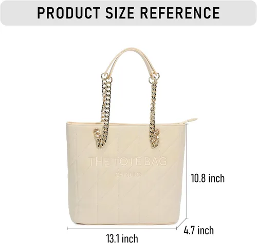 Miniatura 3 de Chinllo Bolso de mano para mujer, bolso mediano con asa superior