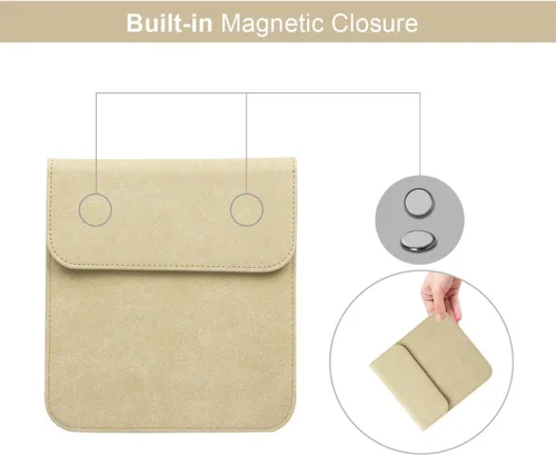 Miniatura 5 de WALNEW Funda protectora para Kindle Oasis de 7 pulgadas, compatible con Kindle Oasis de 10ª generación 2019/9ª generación 2017, color caqui