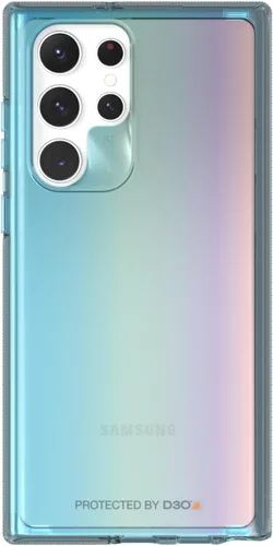 Miniatura 8 de ZAGG Gear4 Milan - Funda azul Aurora - que destaca el material de protección D3O para Samsung Galaxy S22 Ultra