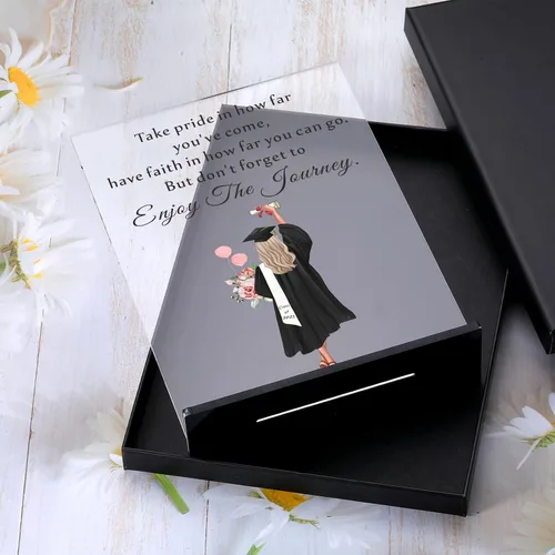 Miniatura 7 de Regalos de graduación de la clase de 2025, letrero decorativo de escritorio, regalo inspirador para mujeres, niñas, hijas, hermanas, amigas, escuela