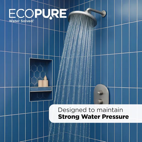 Miniatura 8 de EcoPure EPW2C - Filtro de agua de repuesto para todo el hogar, ajuste universal, se adapta a la mayoría de los sistemas de marcas principales