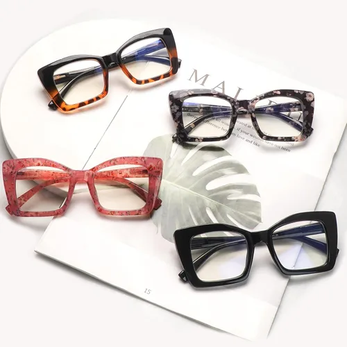 Miniatura 7 de Paquete de 4 lentes de lectura multifocales progresivos para mujeres, estilo Oprah, bloqueo de luz azul, lectores de computadora