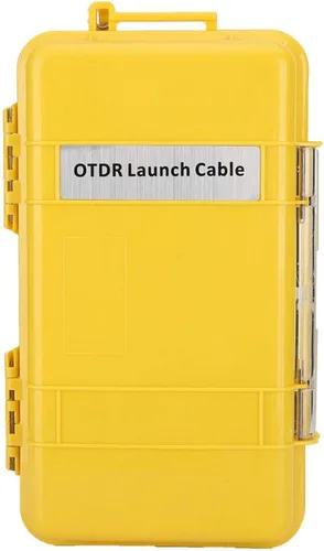 Miniatura 5 de Caja de cable del lanzamiento de OTDR, anillo de fibra de la zona muerta, caja de cable del lanzamiento de la fibra óptica OTDR de LC/APC-LC/APC