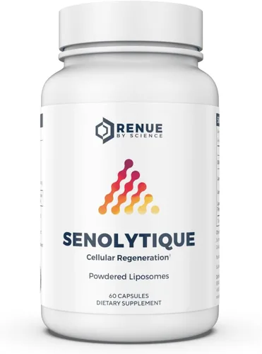 Renue By Science Senolytique Senolytic Supplements | 60 cápsulas con fisetina (35 mg) quercetina (78 mg) y espermidina (3 mg) por porción | Fórmula
