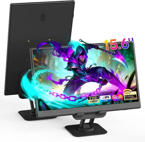 Miniatura 9 de Monitor portátil de 18.5 pulgadas 120Hz FHD 1080P, extensor de pantalla para portátil USB-C HDMI, segunda pantalla