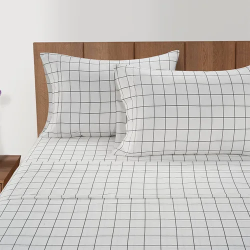 Miniatura 18 de Lane Linen Juego de 2 fundas de almohada 100 % de algodón, tamaño estándar, se adapta a almohadas estándar y Queen, fundas de almohada lujosas