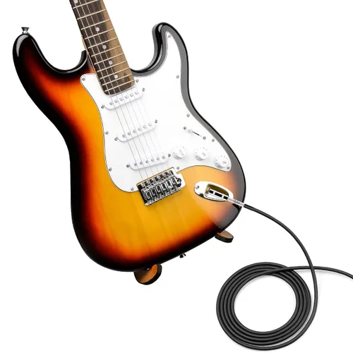 Miniatura 6 de BestSounds Cable de guitarra eléctrica de 10 pies, cable de instrumento para bajo, guitarra, amplificador de bajo, amplificador de bajo, cable