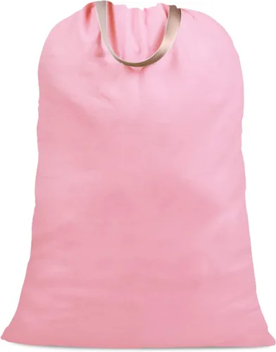 Miniatura 14 de Bolsa de lona de algodón con asas y correas de cordón, bolsas de lavandería extra grandes resistentes para lavandería y hogar, bolsa de ropa sucia