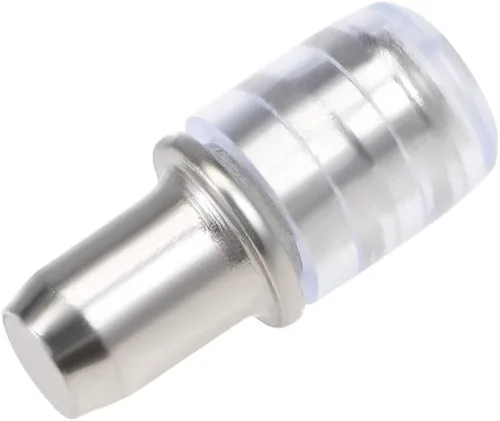 Miniatura 6 de uxcell Soporte para estante de 0.197x0.591 in niquelado con fundas de goma, 100