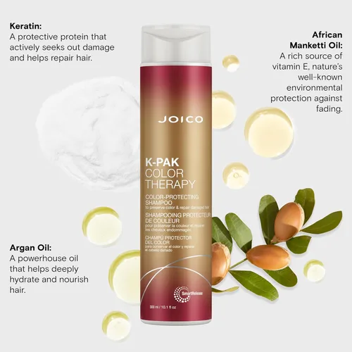 Miniatura 5 de Joico K-PAK Color Therapy Color-Protecting Shampoo For Color-Treated Hair Boost Shine Improve Elasticity Repair Breakage Rebuild Damaged