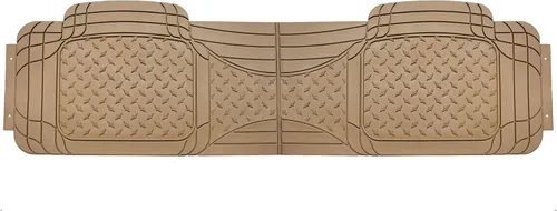 Miniatura 11 de Alfombrillas para automóviles color tostado beige sólido ClimaProof protección para todas las estaciones ajuste universal para la mayoría