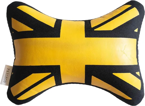 Miniatura 6 de Almohada para el cuello del asiento de coche (2 piezas) (dorado Union Jack)