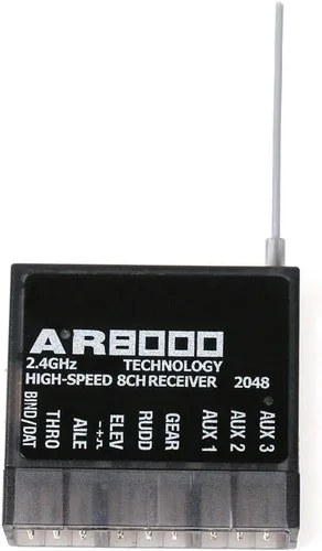 Miniatura 7 de Receptor RC de velocidad rápida para espectro AR8000 8CH DSM2 DSMX DX7 DX8 DX9 DX18