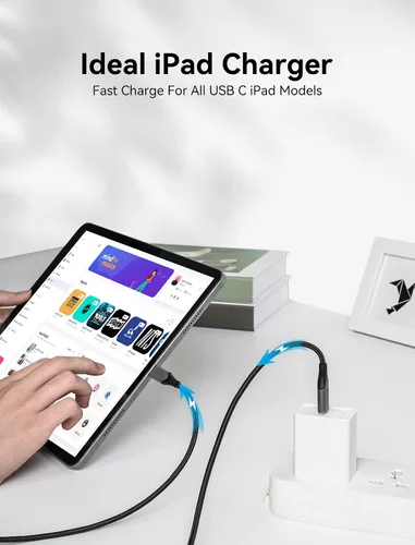 Miniatura 4 de Bloque de cargador de pared USB C para iPhone y cable USB C a USB C