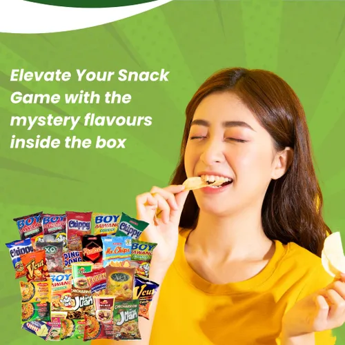 Miniatura 2 de High Class Grass Caja de aperitivos filipinos – Caja internacional de 10 auténticos alimentos de Filipinas y calcomanía de bandera filipina