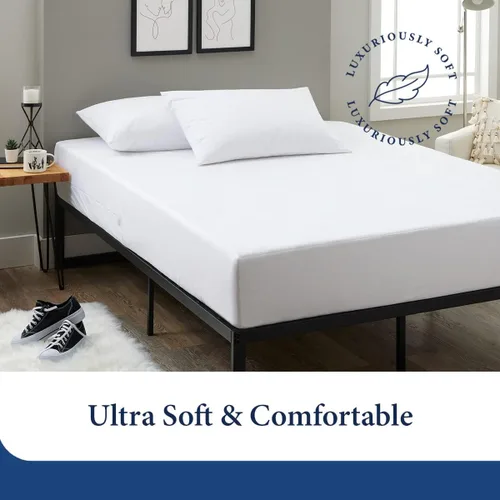 Miniatura 3 de Colección Cosy House Envoltura de Colchón con Cremallera de Lujo - Esenciales para Dormitorio Universitario - 100% Impermeable - Rayón Derivado