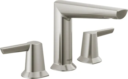 Miniatura 7 de Delta Grifo Galeon cromado de 3 agujeros, grifo de baño cromado para lavabo de baño, grifo de lavabo de baño con tecnología de sello de diamante