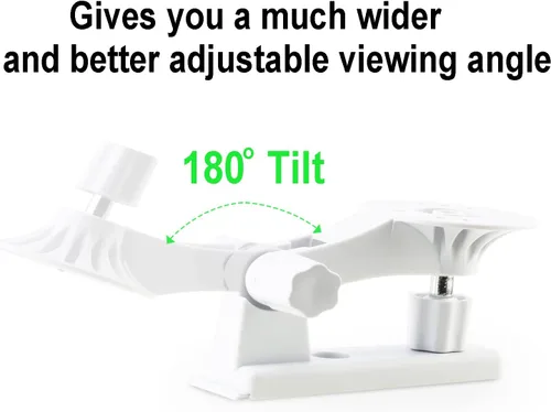 Miniatura 4 de LEFXMOPHY Soporte para WYZE Cam Pan V3 para cámara de pared/techo para interior/exterior Soporte de montaje Base de soporte de inclinación de 180