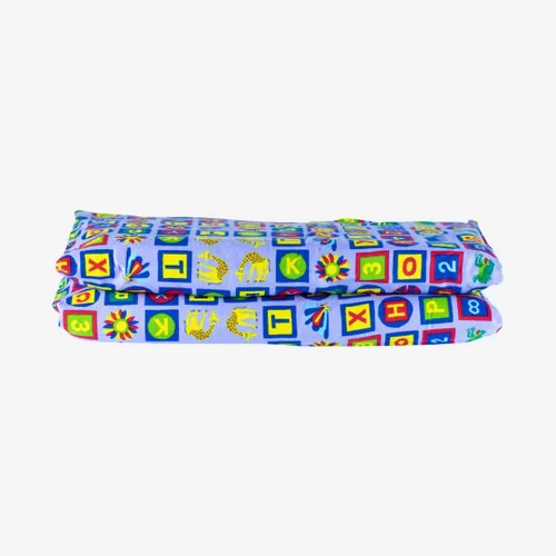Miniatura 2 de KinderMat Sheets Eric Carle - Alfombrilla para siesta completa, lavable, edición especial, ABC y 123, regular, 47 x 22 pulgadas, ideal