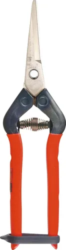 CHIKAMASA T-55SC Recolección profesional de vegetales, frutas, tijeras de jardinería anchas/tijeras, hoja de acero inoxidable, hecho en Japón