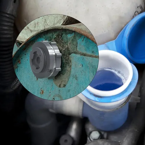 Miniatura 5 de TAISHER 2 piezas de adaptador de conector de tanque de mamparo de PVC negro de 1-1/4'' con tapones y junta para tanque de agua, barriles de lluvia