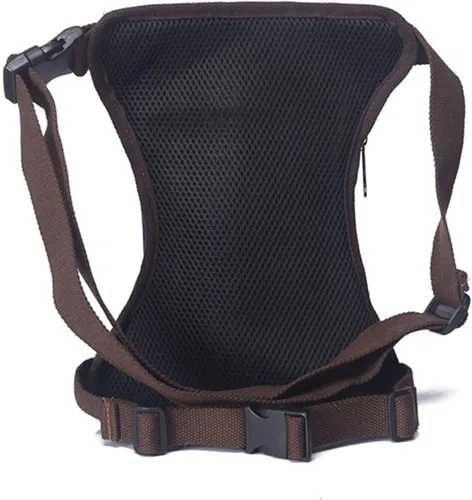 Miniatura 4 de Gzqirun - Bolsa de lona para muslo cintura para hombres y mujeres viajes al aire libre camping ciclismo